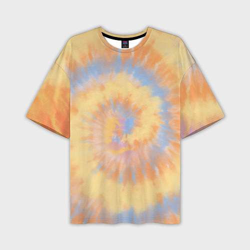 Мужская футболка оверсайз Tie-Dye дизайн / 3D-принт – фото 1