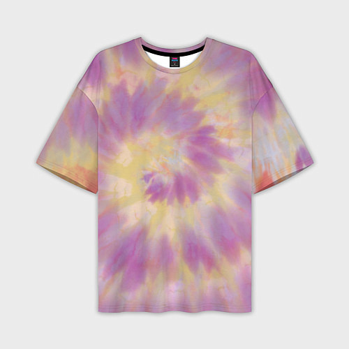 Мужская футболка оверсайз Tie-Dye дизайн / 3D-принт – фото 1