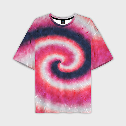 Мужская футболка оверсайз Tie-Dye дизайн / 3D-принт – фото 1