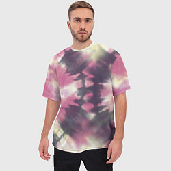 Футболка оверсайз мужская Tie-Dye дизайн, цвет: 3D-принт — фото 2