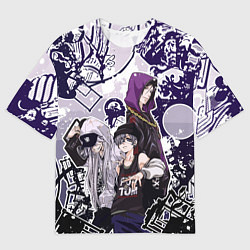 Мужская футболка оверсайз Троица - Темный дворецкий