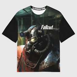 Футболка оверсайз мужская Fallout dark style, цвет: 3D-принт
