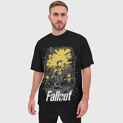 Футболка оверсайз мужская Fallout boys, цвет: 3D-принт — фото 2