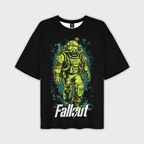 Мужская футболка оверсайз Fallout poster game / 3D-принт – фото 1