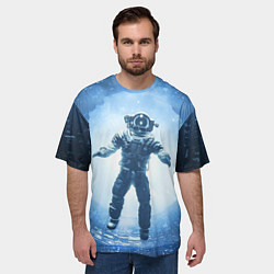 Футболка оверсайз мужская Starfield lost in space, цвет: 3D-принт — фото 2