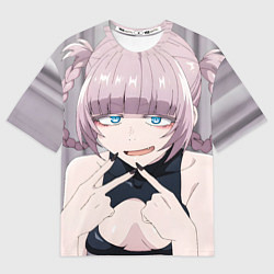 Футболка оверсайз мужская Yofukashi no Uta Надзуна Нанакуса, цвет: 3D-принт