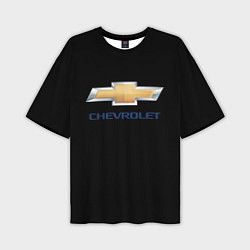 Мужская футболка оверсайз Chevrolet sport auto