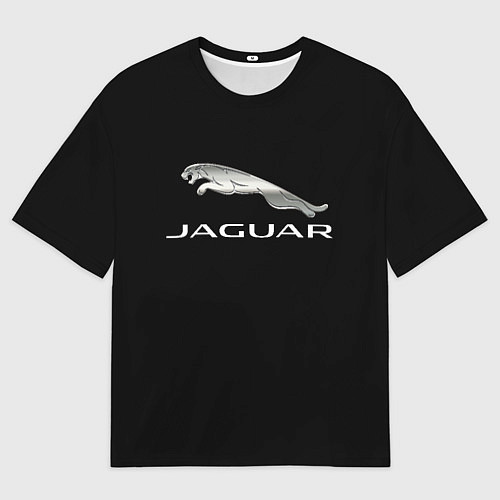 Мужская футболка оверсайз Jaguar sport brend / 3D-принт – фото 1