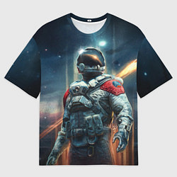 Мужская футболка оверсайз Пилот Шаттла - Старфилд