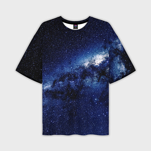 Мужская футболка оверсайз Вселенная Стивена Хокинга / 3D-принт – фото 1