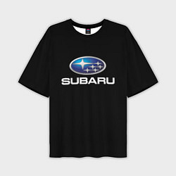 Мужская футболка оверсайз Subaru sport auto car