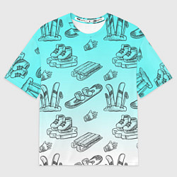 Мужская футболка оверсайз Перезимуем