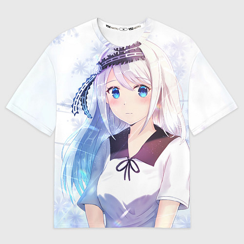 Мужская футболка оверсайз Kaguya-sama wa Kokurasetai Кей Широгане / 3D-принт – фото 1