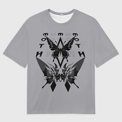 Мужская футболка оверсайз Dark moth