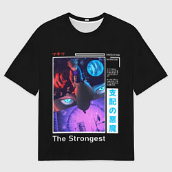 Мужская футболка оверсайз Сатору Годжо сильнейший