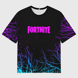 Мужская футболка оверсайз Фортнайт градиент эпик