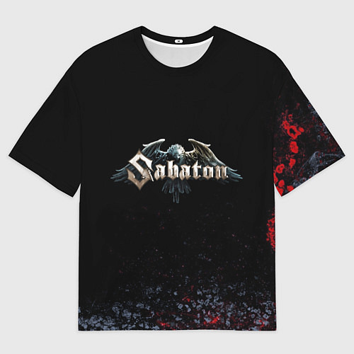 Мужская футболка оверсайз Sabaton Bird / 3D-принт – фото 1