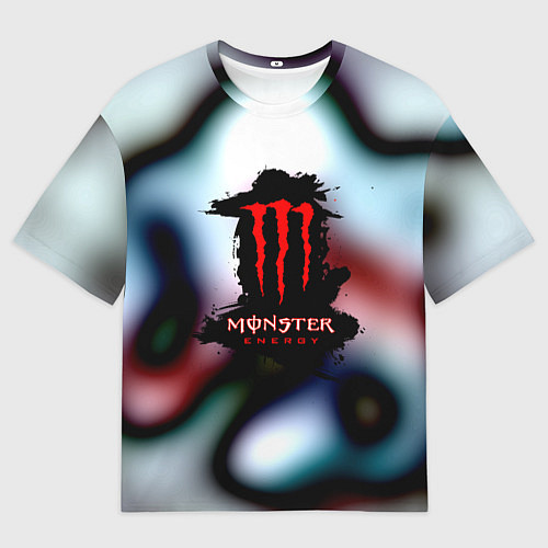 Мужская футболка оверсайз Monster Energy juce / 3D-принт – фото 1