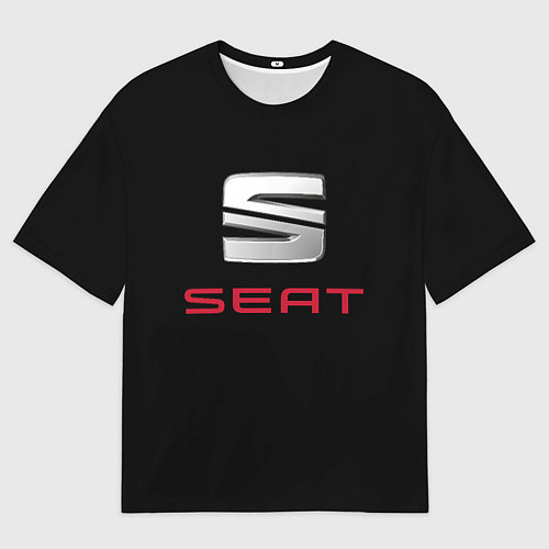 Мужская футболка оверсайз Seat auto / 3D-принт – фото 1