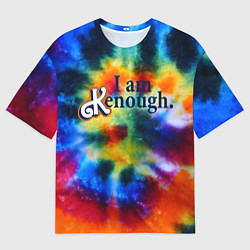 Мужская футболка оверсайз Барби - i am kenough