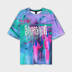 Футболка оверсайз мужская Shurshun - tie-dye, цвет: 3D-принт