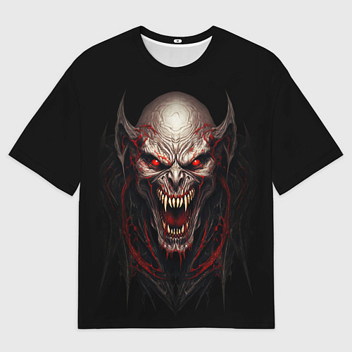 Мужская футболка оверсайз Вурдалак / 3D-принт – фото 1