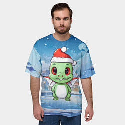 Футболка оверсайз мужская Год дракона 2024, цвет: 3D-принт — фото 2