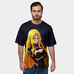 Футболка оверсайз мужская Альфа - Сад теней, цвет: 3D-принт — фото 2