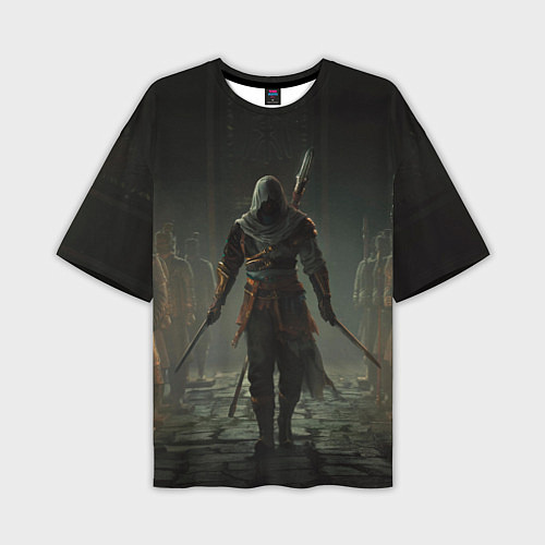 Мужская футболка оверсайз Герой assassins creed jade / 3D-принт – фото 1