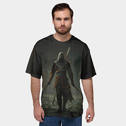 Футболка оверсайз мужская Герой assassins creed jade, цвет: 3D-принт — фото 2