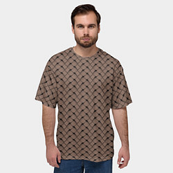 Футболка оверсайз мужская Бесконечный блок рук, цвет: 3D-принт — фото 2