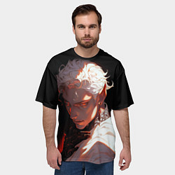 Футболка оверсайз мужская Астарион из балдурс гейт 3, цвет: 3D-принт — фото 2