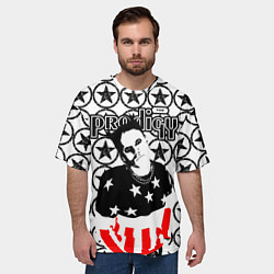 Футболка оверсайз мужская The Prodigy Keith Flint firestarter, цвет: 3D-принт — фото 2