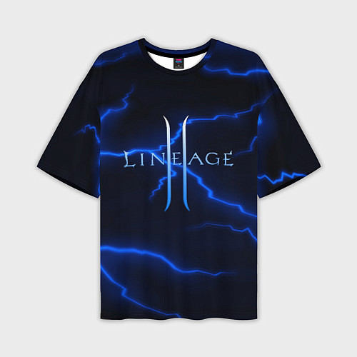 Мужская футболка оверсайз Lineage storm / 3D-принт – фото 1
