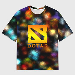 Мужская футболка оверсайз Dota allgame