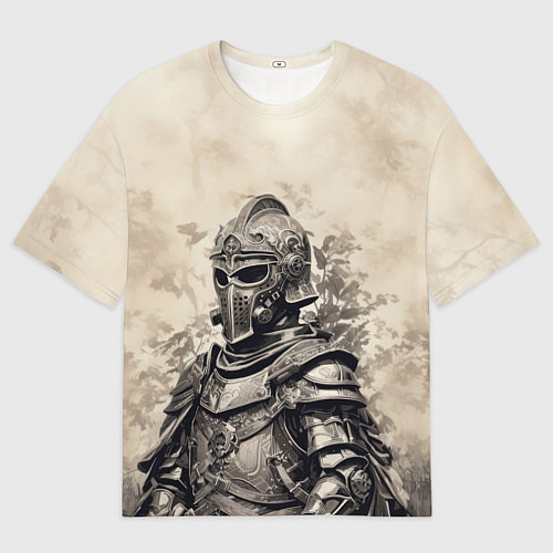 Мужская футболка оверсайз Сказочный рыцарь / 3D-принт – фото 1