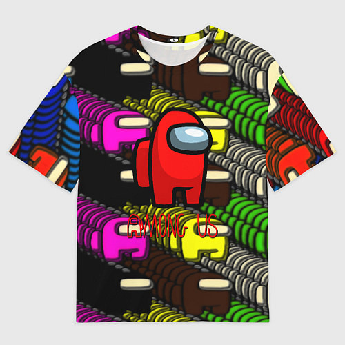 Мужская футболка оверсайз Among us games / 3D-принт – фото 1
