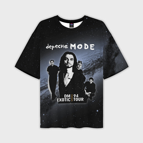 Мужская футболка оверсайз Depeche Mode - A Band exotic tour / 3D-принт – фото 1