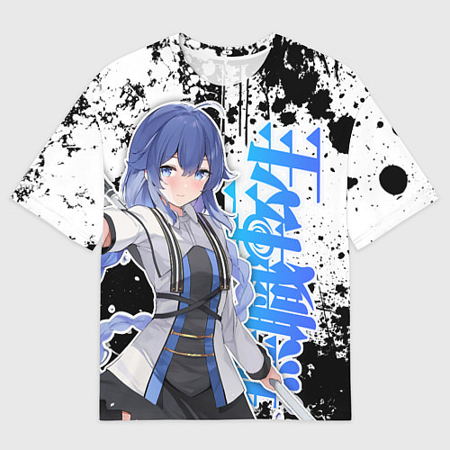 Мужская футболка оверсайз Рокси из Реинкарнации безработного / 3D-принт – фото 1