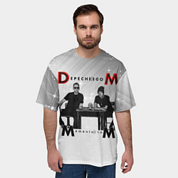 Футболка оверсайз мужская Depeche Mode - Mememto Mori Dave and Martin, цвет: 3D-принт — фото 2