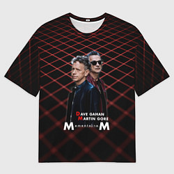 Футболка оверсайз мужская Depeche Mode - Dave Martin memento mori tour, цвет: 3D-принт