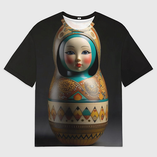 Мужская футболка оверсайз Матрёшка от ai / 3D-принт – фото 1