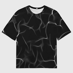 Футболка оверсайз мужская Узор дыма, цвет: 3D-принт