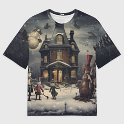 Мужская футболка оверсайз Волшебство природы