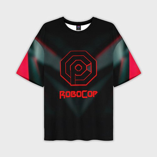 Мужская футболка оверсайз Robocop новая игра шутер / 3D-принт – фото 1