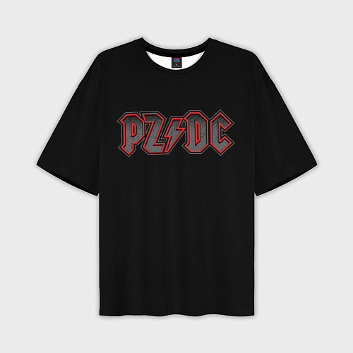 Мужская футболка оверсайз PZDC - ACDC / 3D-принт – фото 1