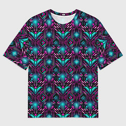 Мужская футболка оверсайз Цифровой мир