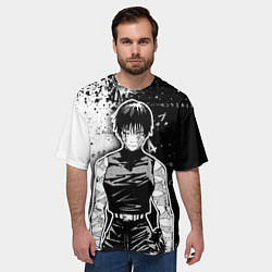 Футболка оверсайз мужская Маки Зенин из Jujutsu kaisen, цвет: 3D-принт — фото 2
