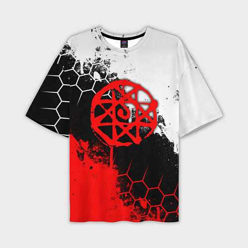 Мужская футболка оверсайз Печать Альфонса - стальной алхимик / 3D-принт – фото 1