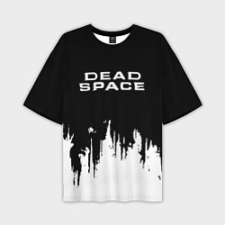 Мужская футболка оверсайз Dead Space монстры космоса